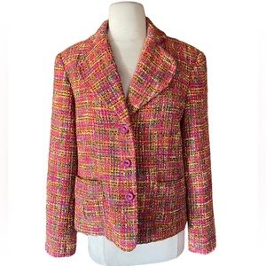 RQT‎ Lined Wool Blend Button Down Blazer
